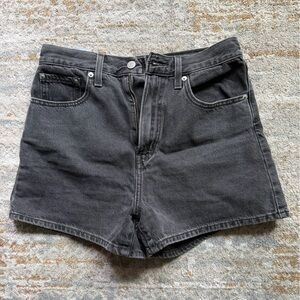 Levi's Black Jean Shorts